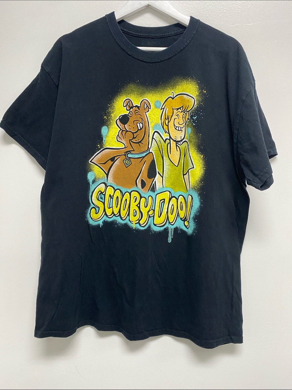Scooby-Doo Black Kids Graphic Tee with Yellow Accent